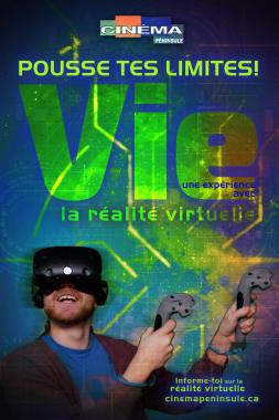 Pousse tes limites avec la réalité virtuelle au Cinéma Péninsule